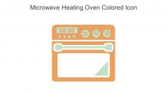 Microwave Heating Oven Colored Icon In Powerpoint Pptx Png And Editable Eps Format