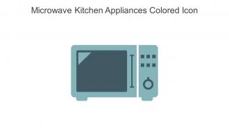 Microwave Kitchen Appliances Colored Icon In Powerpoint Pptx Png And Editable Eps Format