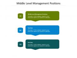 Middle level management positions ppt powerpoint presentation show cpb