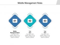 Middle management roles ppt powerpoint presentation styles show cpb