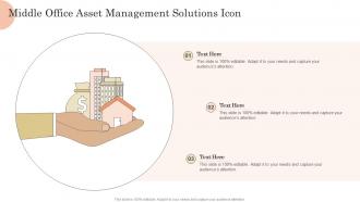 Middle Office Asset Management Solutions Icon