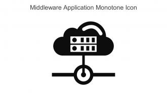 Middleware Application Monotone Icon In Powerpoint Pptx Png And Editable Eps Format
