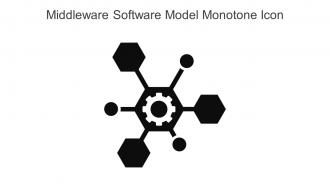 Middleware Software Model Monotone Icon In Powerpoint Pptx Png And Editable Eps Format