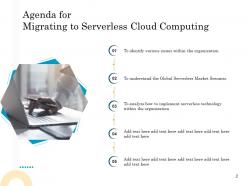 Migrating to serverless cloud computing powerpoint presentation slides