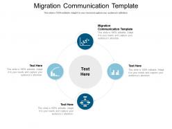 Migration communication template ppt powerpoint presentation ideas demonstration cpb