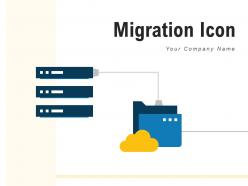 Migration icon storage synchronization management arrows indicating