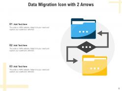Migration icon storage synchronization management arrows indicating