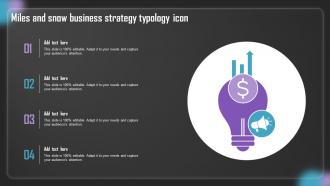 Miles And Snow Business Strategy Typology Icon