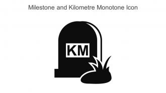 Milestone And Kilometre Monotone Icon In Powerpoint Pptx Png And Editable Eps Format