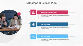 Milestone Business Plan In Powerpoint And Google Slides Cpb