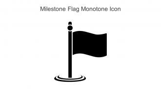 Milestone Flag Monotone Icon In Powerpoint Pptx Png And Editable Eps Format