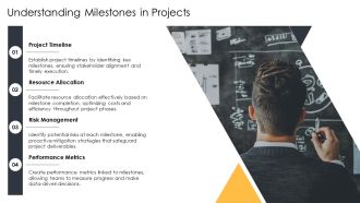 Milestone Progress Chart Overview PPT Outline AT Professionally Unique