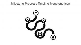 Milestone Progress Timeline Monotone Icon In Powerpoint Pptx Png And Editable Eps Format