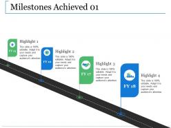 Milestones achieved ppt slides