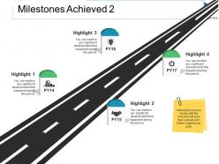 Milestones achieved ppt slides good