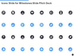 Milestones slide pitch deck ppt template