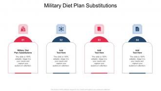 Military Diet Plan Substitutions In Powerpoint And Google Slides Cpb