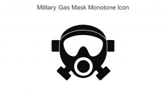 Military Gas Mask Monotone Icon In Powerpoint Pptx Png And Editable Eps Format
