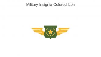 Military Insignia Colored Icon In Powerpoint Pptx Png And Editable Eps Format