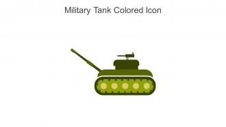 Military Tank Colored Icon In Powerpoint Pptx Png And Editable Eps Format