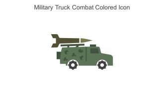 Military Truck Combat Colored Icon In Powerpoint Pptx Png And Editable Eps Format