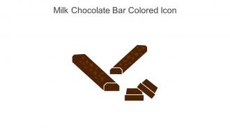 Milk Chocolate Bar Colored Icon In Powerpoint Pptx Png And Editable Eps Format