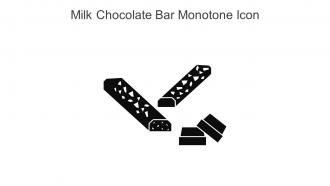 Milk Chocolate Bar Monotone Icon In Powerpoint Pptx Png And Editable Eps Format