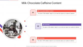 Milk Chocolate Caffeine Content In Powerpoint And Google Slides Cpb