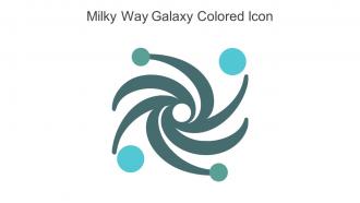 Milky Way Galaxy Colored Icon In Powerpoint Pptx Png And Editable Eps Format