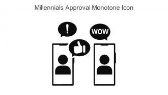 Millennials Approval Monotone Icon In Powerpoint Pptx Png And Editable Eps Format