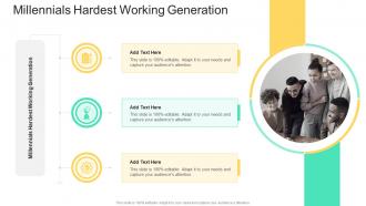 Millennials Hardest Working Generation In Powerpoint And Google Slides Cpb