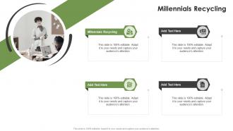 Millennials Recycling In Powerpoint And Google Slides Cpb