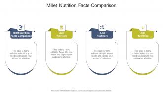 Millet Nutrition Facts Comparison In Powerpoint And Google Slides Cpb