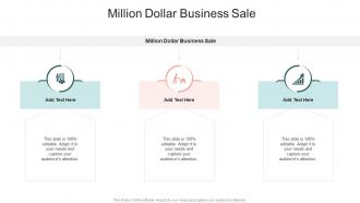 Million Dollar Business Sale In Powerpoint And Google Slides Cpb