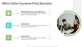 Million Dollar Insurance Policy Business In Powerpoint And Google Slides Cpb