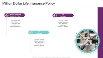Million Dollar Life Insurance Policy In Powerpoint And Google Slides Cpb