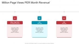 Million Page Views Per Month Revenue In Powerpoint And Google Slides Cpb