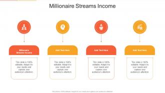 Millionaire Streams Income In Powerpoint And Google Slides Cpb