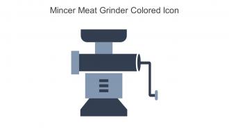 Mincer Meat Grinder Colored Icon In Powerpoint Pptx Png And Editable Eps Format
