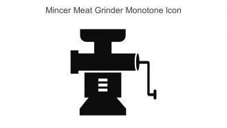 Mincer Meat Grinder Monotone Icon In Powerpoint Pptx Png And Editable Eps Format