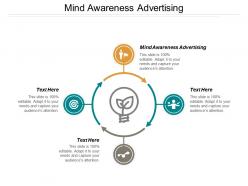 Mind awareness advertising ppt powerpoint presentation layouts tips cpb