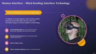 Mind Bending Interface Technology In Metaverse Human Interface Training Ppt