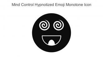Mind Control Hypnotized Emoji Monotone Icon In Powerpoint Pptx Png And Editable Eps Format