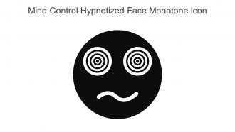 Mind Control Hypnotized Face Monotone Icon In Powerpoint Pptx Png And Editable Eps Format