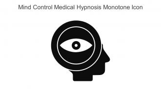 Mind Control Medical Hypnosis Monotone Icon In Powerpoint Pptx Png And Editable Eps Format