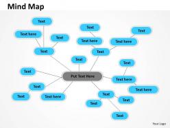 78472875 style hierarchy mind-map 1 piece powerpoint presentation diagram infographic slide