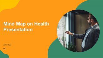 Mind Map On Health PPT Mockup AT