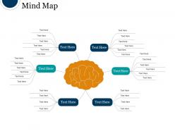 Mind map powerpoint shapes