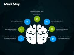 Mind map powerpoint slide background picture