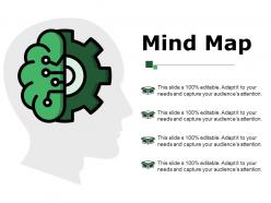 Mind map ppt background designs